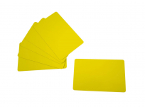 PVC Plastikkarten beidseitig Gelb 0,76 mm